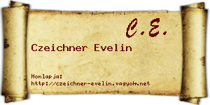 Czeichner Evelin névjegykártya