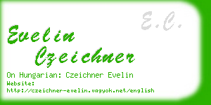 evelin czeichner business card